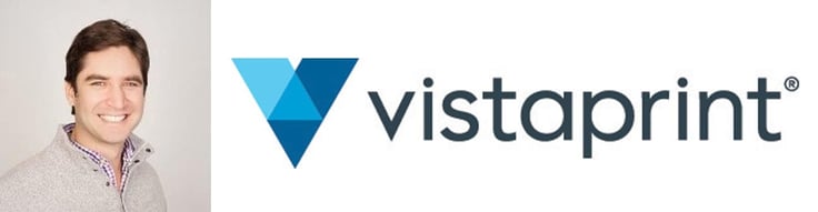 Image of Alfredo Ramos with the Vistaprint logo Image of Alfredo Ramos with the Vistaprint logo