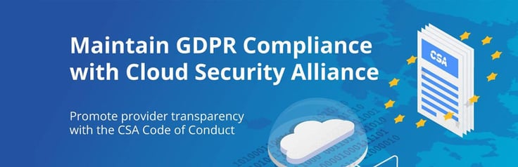 Graphic depicting CSA's GDPR education