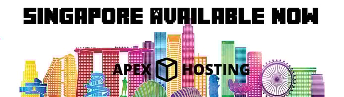 Graphic representing Apex's new Singapore location