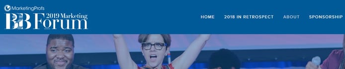 The 2019 B2B Marketing Forum The 2019 B2B Marketing Forum