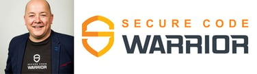 Image of Pieter Danhieux with the Secure Code Warrior logo