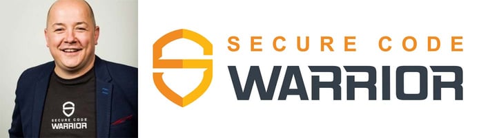 Image of Pieter Danhieux with the Secure Code Warrior logo Image of Pieter Danhieux with the Secure Code Warrior logo