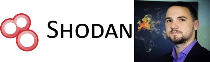 Image of John Matherly with the Shodan logo Image of John Matherly with the Shodan logo