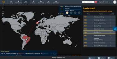 Screenshot of Secure Code Warrior training module
