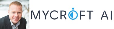 Joshua Montgomery, CEO, and Mycroft logo