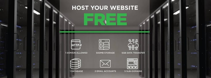 Screenshot of QualiSpace free hosting offer Screenshot of QualiSpace free hosting offer