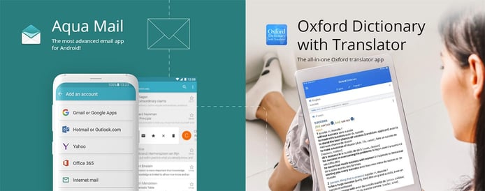 Aqua Mail and Oxford Dictionary with Translator Aqua Mail and Oxford Dictionary with Translator