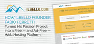 How ilbello Founder Fabio Ferretti Turned His Passion Project into a Free — and Ad-Free — Web Hosting Platform