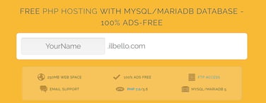 Screenshot of ilbello homepage Screenshot of ilbello homepage