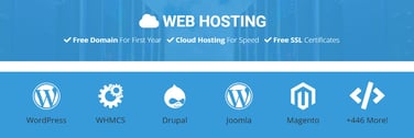 Screenshot of NameHero web hosting advantages