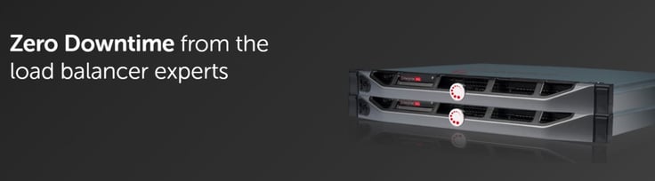 Screenshot of Loadbalancer.org zero downtime banner