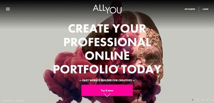 Screenshot of AllYou website Screenshot of AllYou website