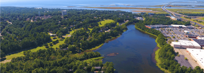 Image of aerial view of Daphne, Alabama Image of aerial view of Daphne, Alabama
