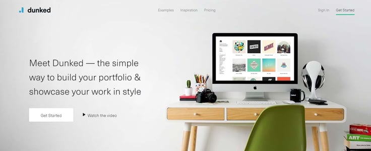 Screenshot of Dunked website