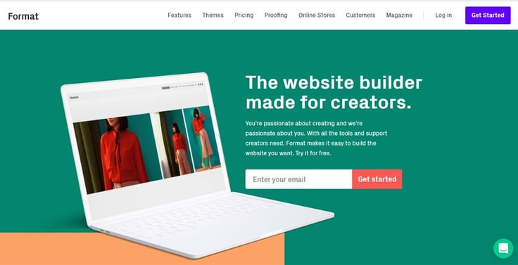 Screenshot of Format website