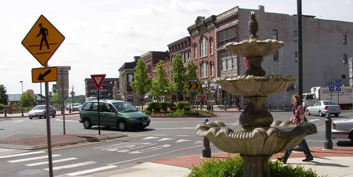Image of downtown Glens Falls, New York Image of downtown Glens Falls, New York
