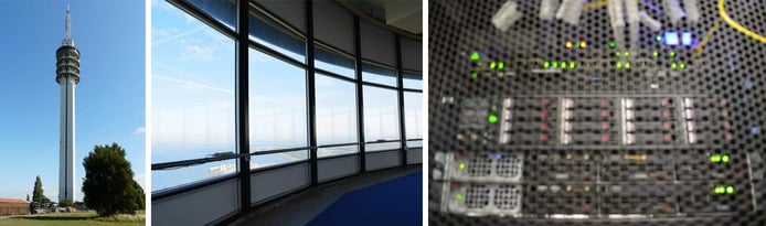 Images of HostSlim's datacenter in an Alticom tower Images of HostSlim's datacenter in an Alticom tower