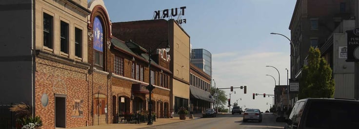 Image of downtown Kankakee, Illinois