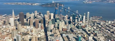 Aerial view of downtown San Francsisco
