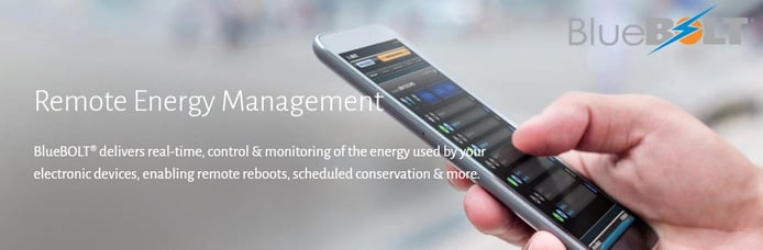 Graphic depicting use of BlueBOLT on device