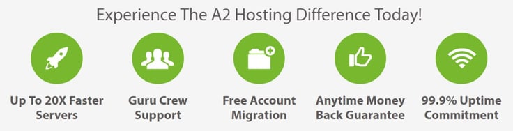 Screenshot of hosting.com offerings