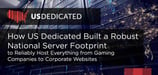 How US Dedicated Built a Robust National Server Footprint to Reliably Host Everything from Gaming Companies to Corporate Websites