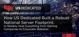 How US Dedicated Built a Robust National Server Footprint to Reliably Host Everything from Gaming Companies to Corporate Websites