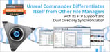 Unreal Commander Differentiates Itself from Other File Managers with Its FTP Support and Dual Directory Synchronization