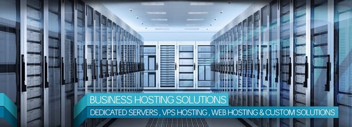 Business hosting solutions: Dedicated servers, VPS hosting, web hosting and custom solutions