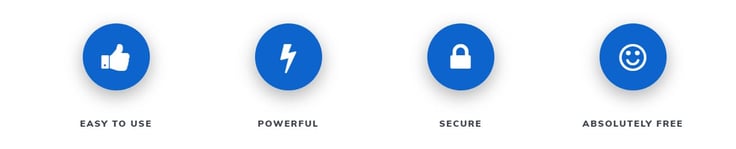 Icons representing ZipGenius features