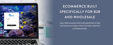 Ecommerce built specifically for B2B and wholesale
