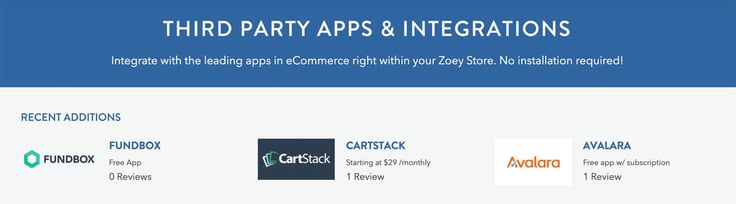 Built-in integrations