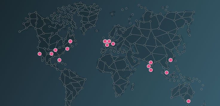 Screenshot of Cenmax datacenter locations