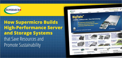 Supermicro Sustainable Servers Save Money