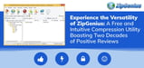 Experience the Versatility of ZipGenius: A Free and Intuitive Compression Utility Boasting Two Decades of Positive Reviews