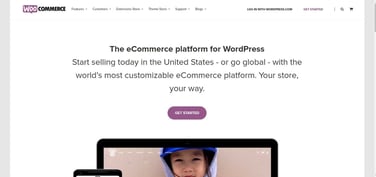 Screenshot of WooCommerce