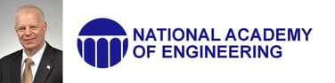 Al Romig, Executive Officer at the National Academy of Engineering (NAE), and logo