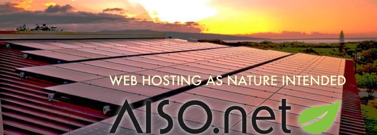 Sunset with AISO logo