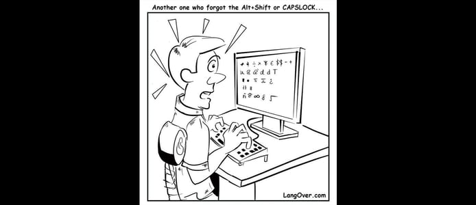 LangOver cartoon LangOver cartoon