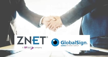 ZNetLive and GlobalSign partnership banner