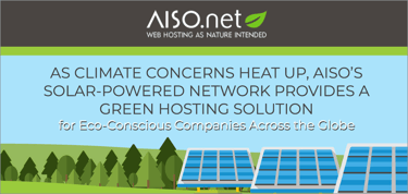 Aiso Provides Solar Powered Green Hosting