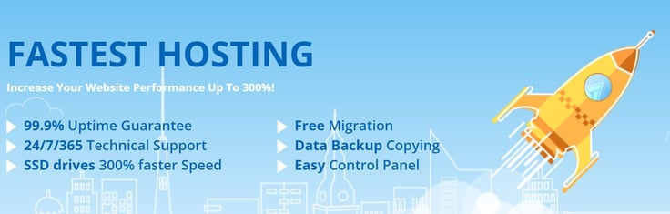 Screenshot of GARMTECH hosting banner