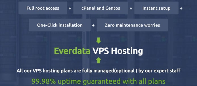 Screenshot of EverData VPS offerings Screenshot of EverData VPS offerings