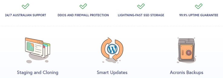 Screenshot of Zuver WordPress hosting plans Screenshot of Zuver WordPress hosting plans