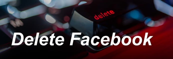 Delete Facebook logo Delete Facebook logo