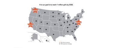 Techbridge Girls map