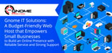 Gnome IT Solutions: A Budget-Friendly Host that Empowers Small Businesses to Build an Online Presence with Reliable Service and Strong Support