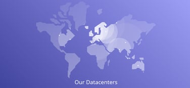 Screenshot of Hostdens global datacenter footprint