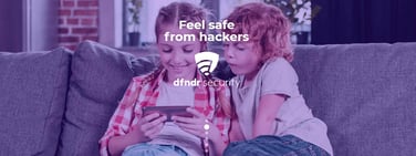 Feel safe from hackers with dfndr security
