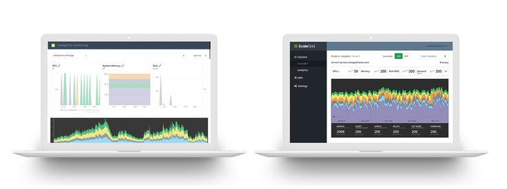ScaleGrid as shown on a laptop